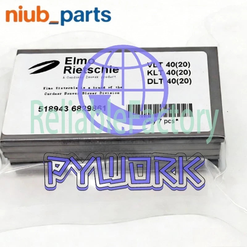 518943 7PCS Carbon Vanes FOR Rietschle DLT/KLT/VLT40 TR40/41DV VTN40/41 KTN DTN