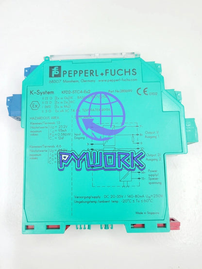 1PCS PEPPERL+FUCHS KFD2-STC4-Ex2 SMART TRANSMITTER POWER SUPPLY P/N: 283699