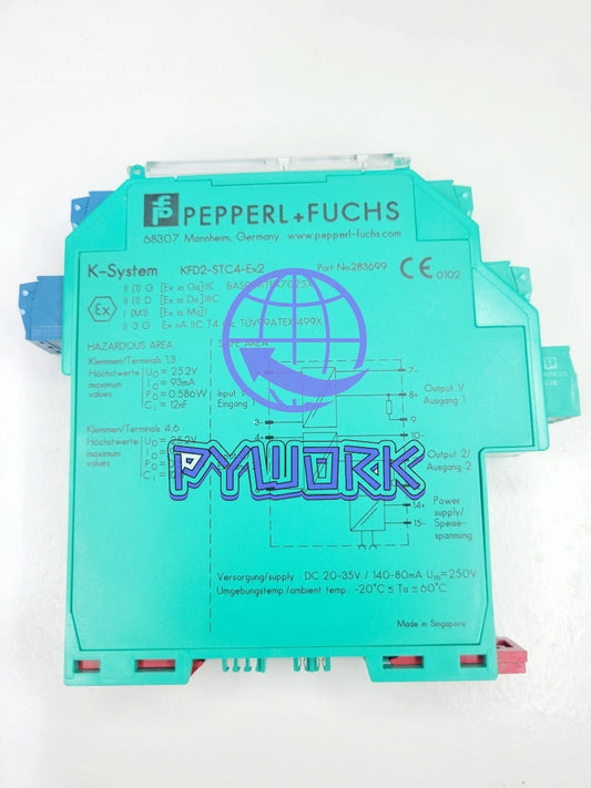1PCS PEPPERL+FUCHS KFD2-STC4-Ex2 SMART TRANSMITTER POWER SUPPLY P/N: 283699