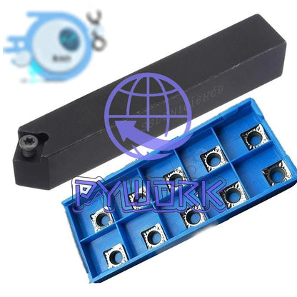 16mm SSDCN1616H09 CNC external turning holder + 10Pcs SCGT09T304-AK Inserts
