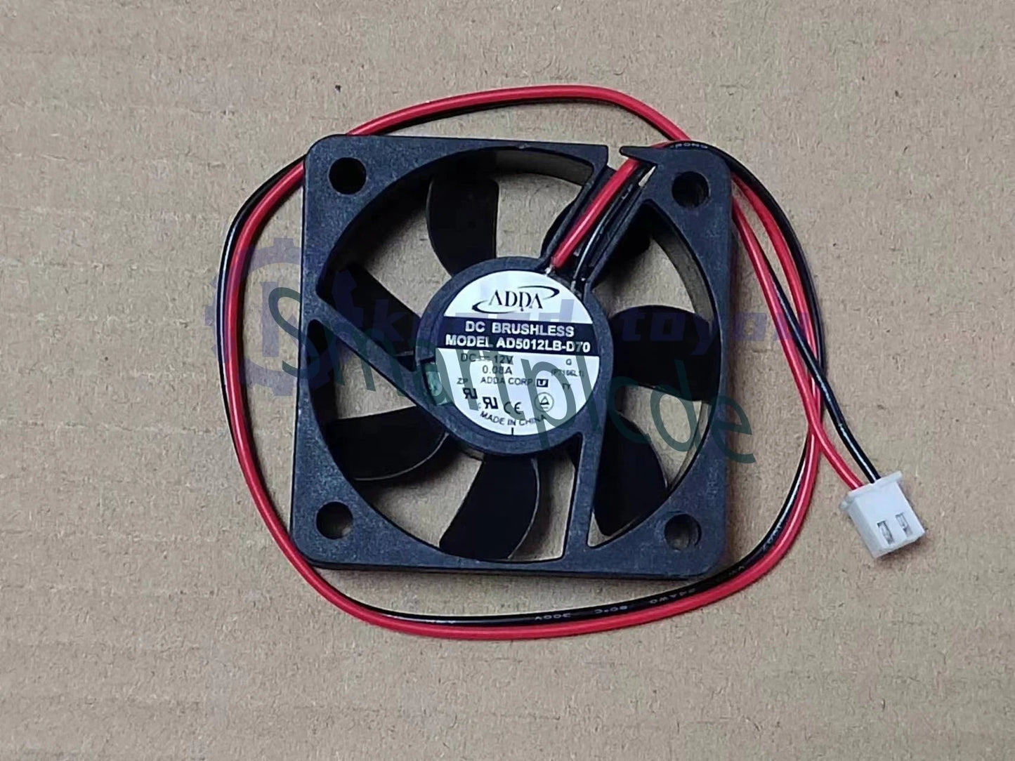 1PCS ADDA Fan AD5012LB-D70 DC 12V 0.08A 5CM 5015 2 Pin