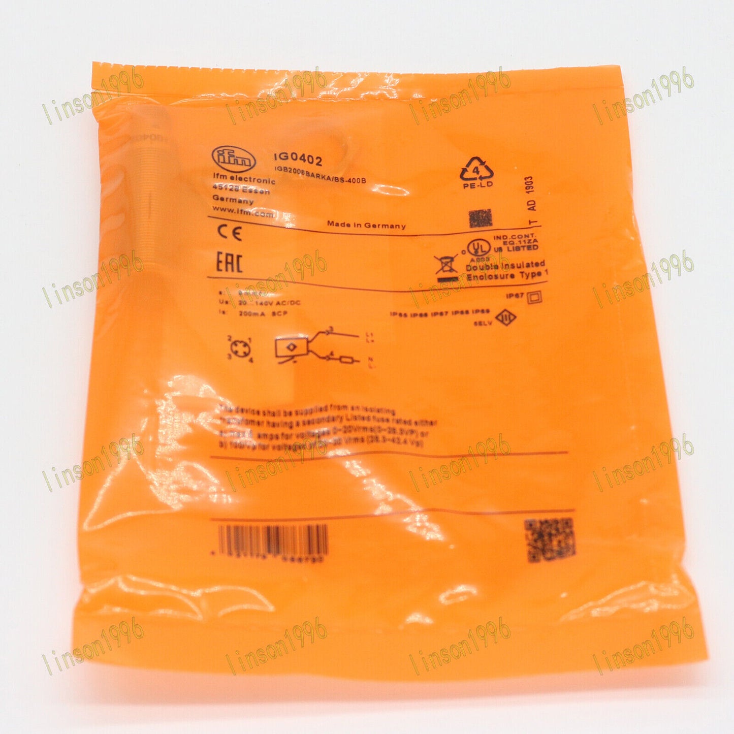 New 1PC Electronic IG0402 For Ifm Inductive Sensor Fast Delivery - ELECTRONICS
