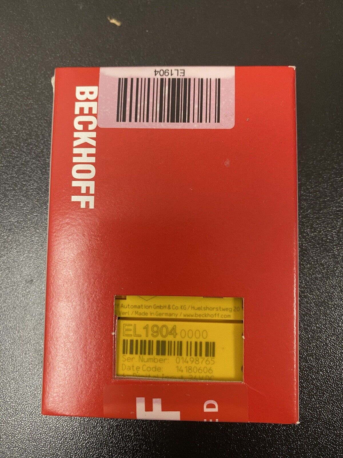 Beckhoff EL1904 4-Channel Digital Terminal in Box - BECKHOFF