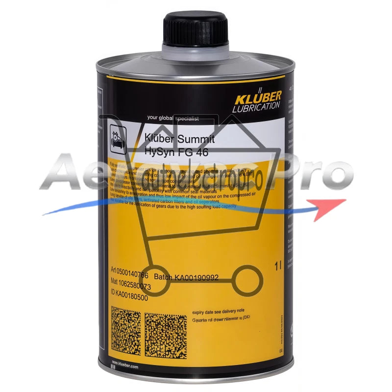 1Pcs KLUBER Lubrication Klubersynth FG 46 1L ( 1000ml) SAFE RELIABLE