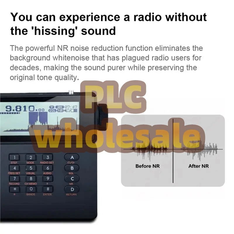 MLite-880 Digital AM FM LW MW SW RDS Full Band Receiver Built-in Low Noise Amp