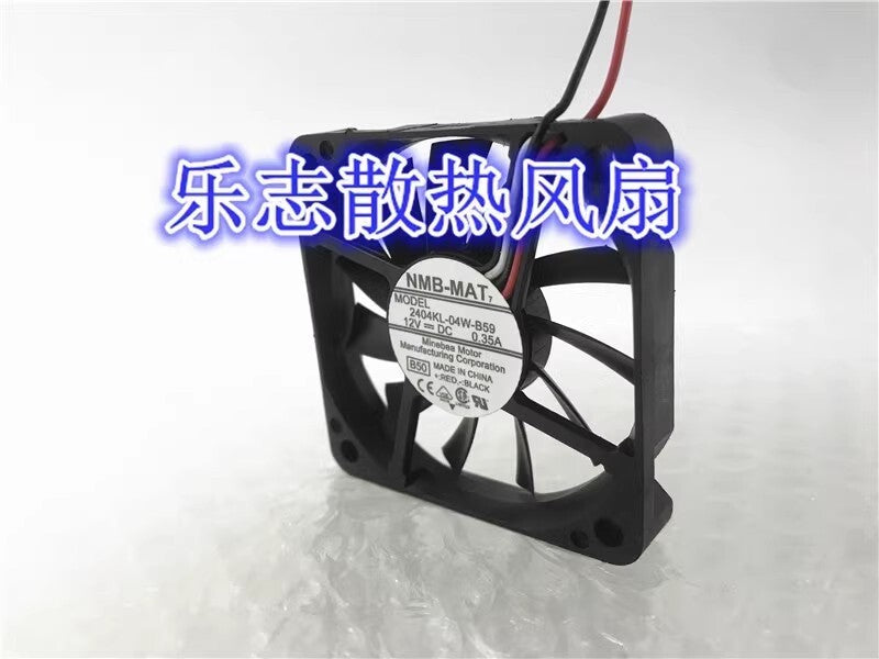 NMB-MAT 2404KL-04W-B59 6010 DC12V 0.35A 6CM 3-Wire Inverter Cooling Fan