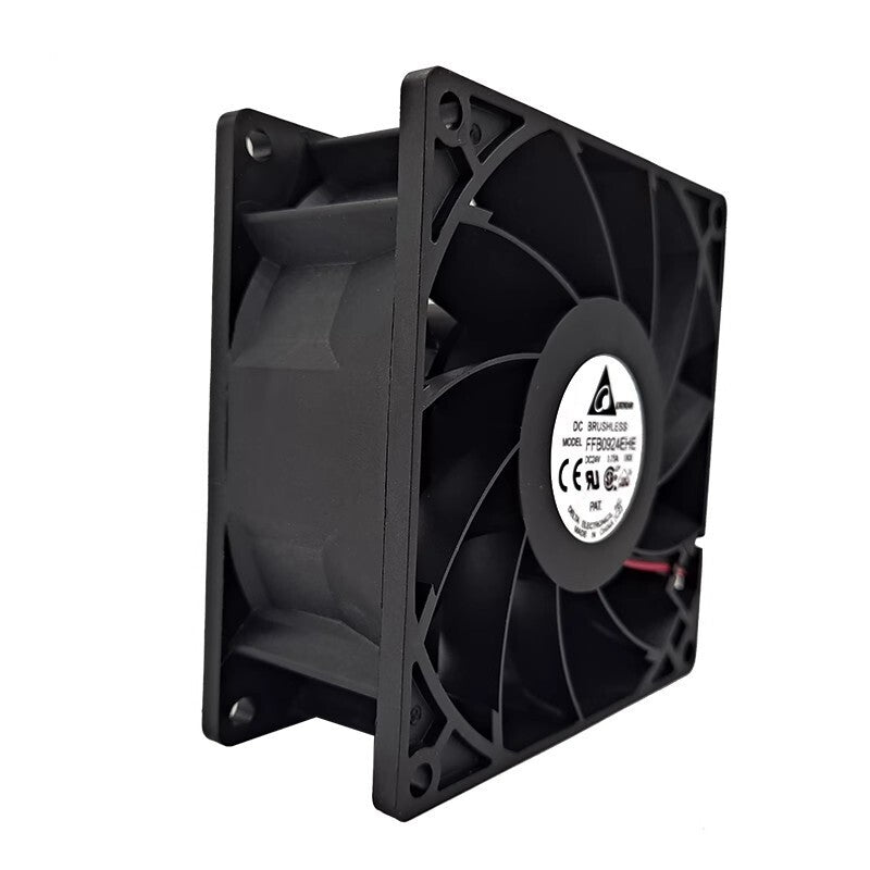 Delta FFB0924EHE-XKX 9238 DC24V 0.75A 4800RPM 2-Wire Cooling Fan