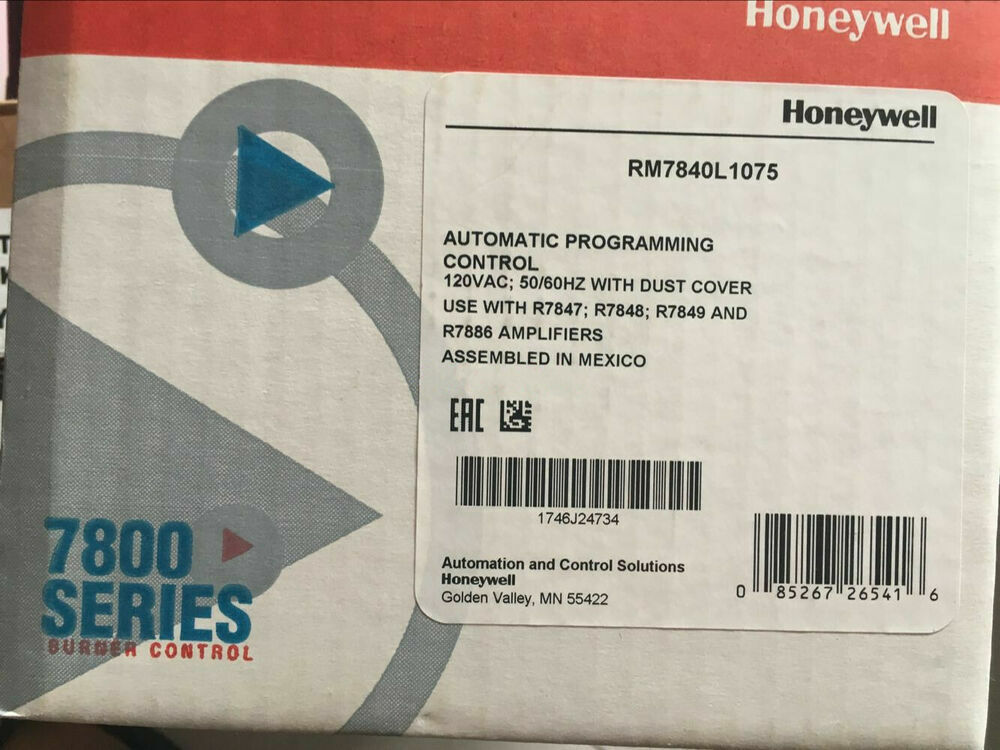 new  Honeywell RM7840L-1018 Burner Control RM7840L1018 In Box ping