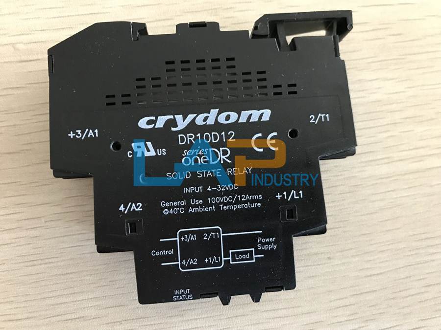 Crydom DR10D12 Solid State Relay 4-32VDC 12A - 1PCS New - CRYDOM