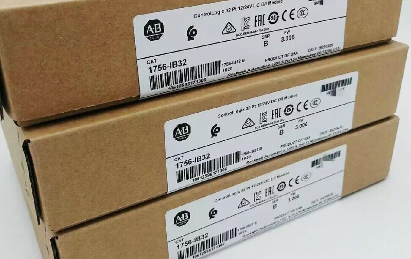 Allen Bradley ControlLogix 32 Pt Module 1756IB32 - ALLEN BRADLEY