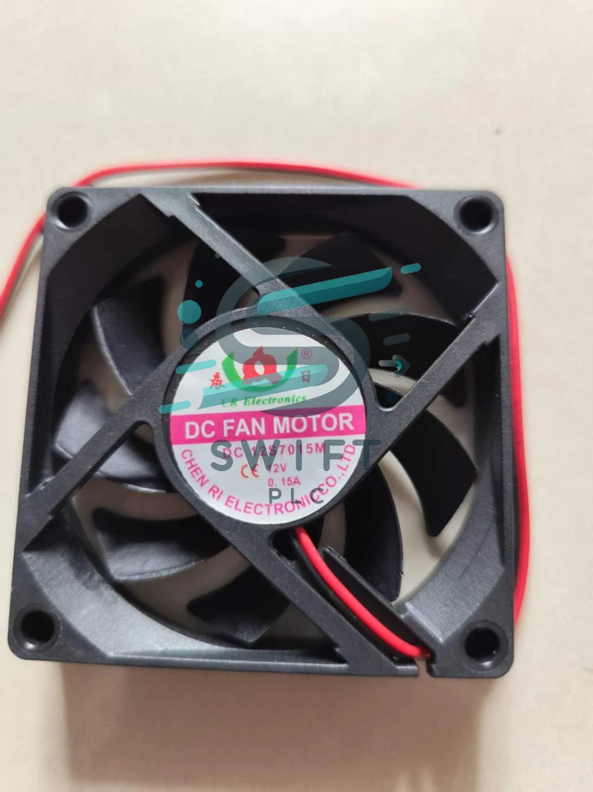 1 PCS CHEN RI CR Fan DC12S7015M DC12V 0.15A 7015 7CM 2-pin cooling fan