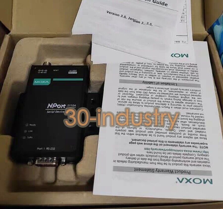 1PCS Brand new For MOXA NPort 5110A RS-232 Serial server - MOXA