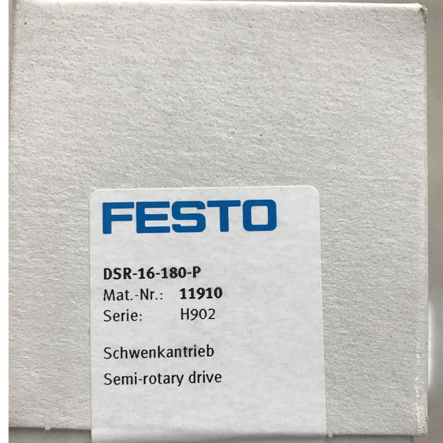 1 PC FESTO DSR-16-180-P 11910 Swing Cylinder - FESTO