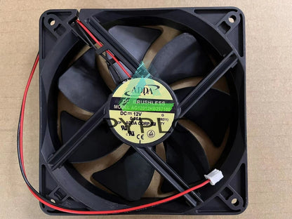 ADDA AG12012HB257100 12V 0.36A 12025 12cm 2-wire double ball cooling fan～