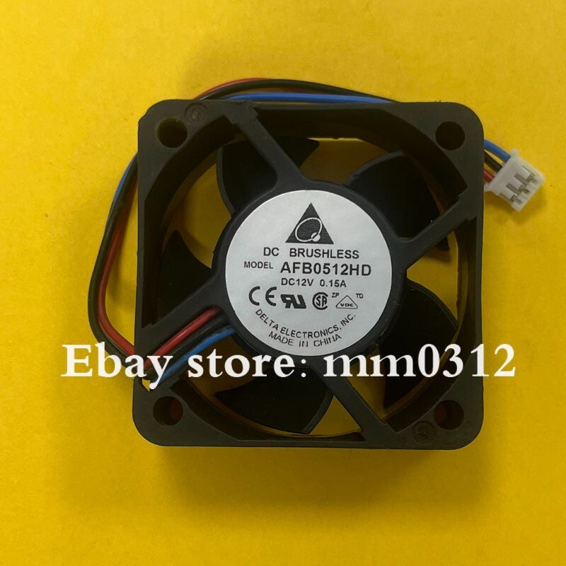 1pcs DELTA AFB0512HD 12V 0.15A 5020 5CM Double Ball Cooling Fan 2pin
