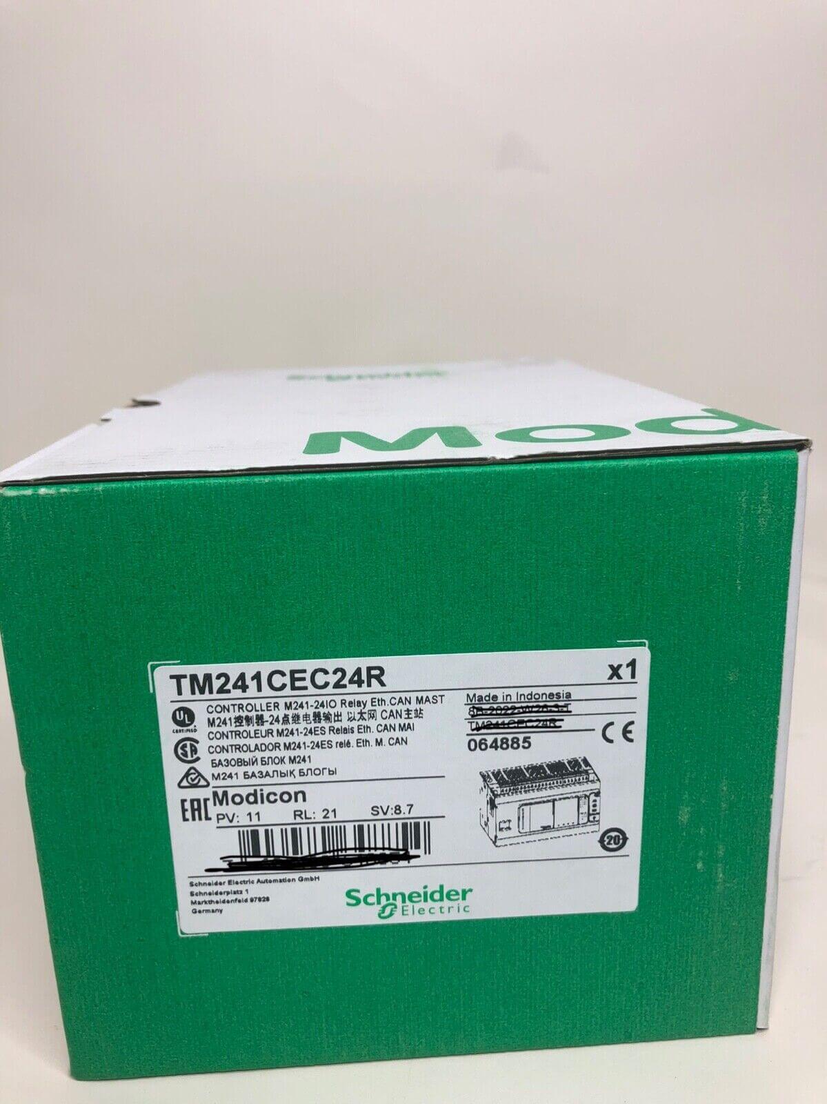 Schneider TM241CEC24R PLC programmable controller NEW - SCHNEIDER
