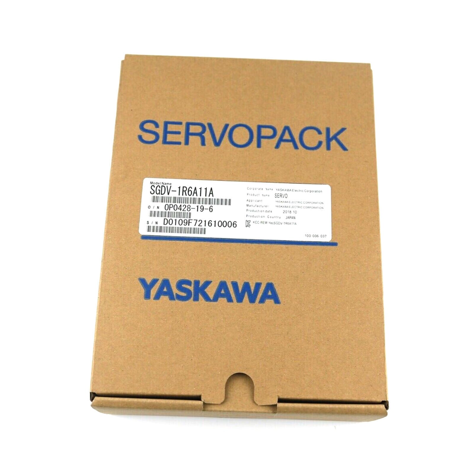 new In Box YASKAWA SGDV-1R6A11A Servo Drive - YASKAWA