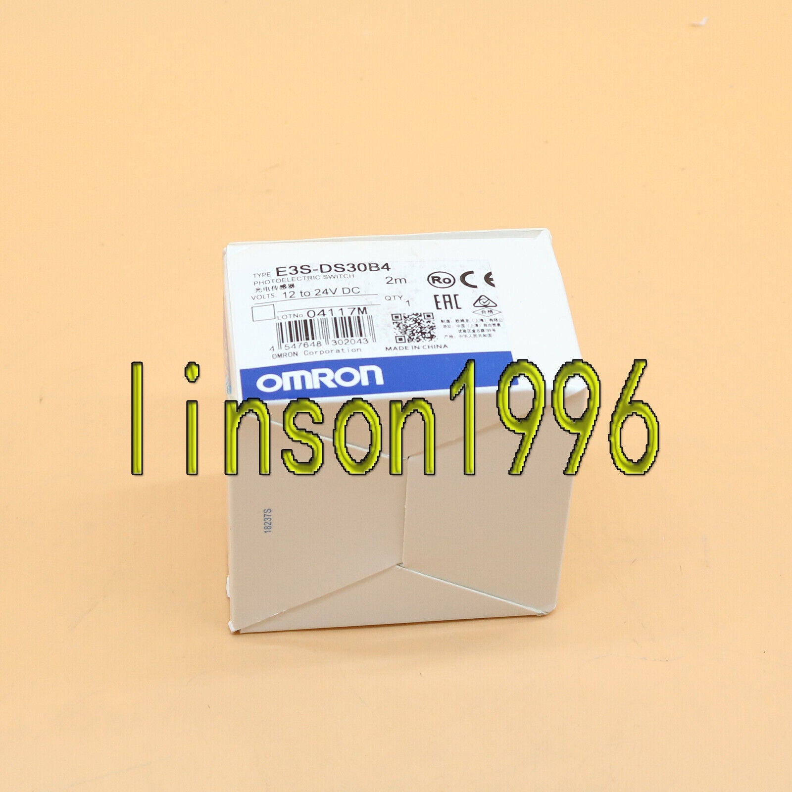 new  Omron E3S-DS30B4 Photoelectric Switch 12 To 24 VDC Fits Ship
