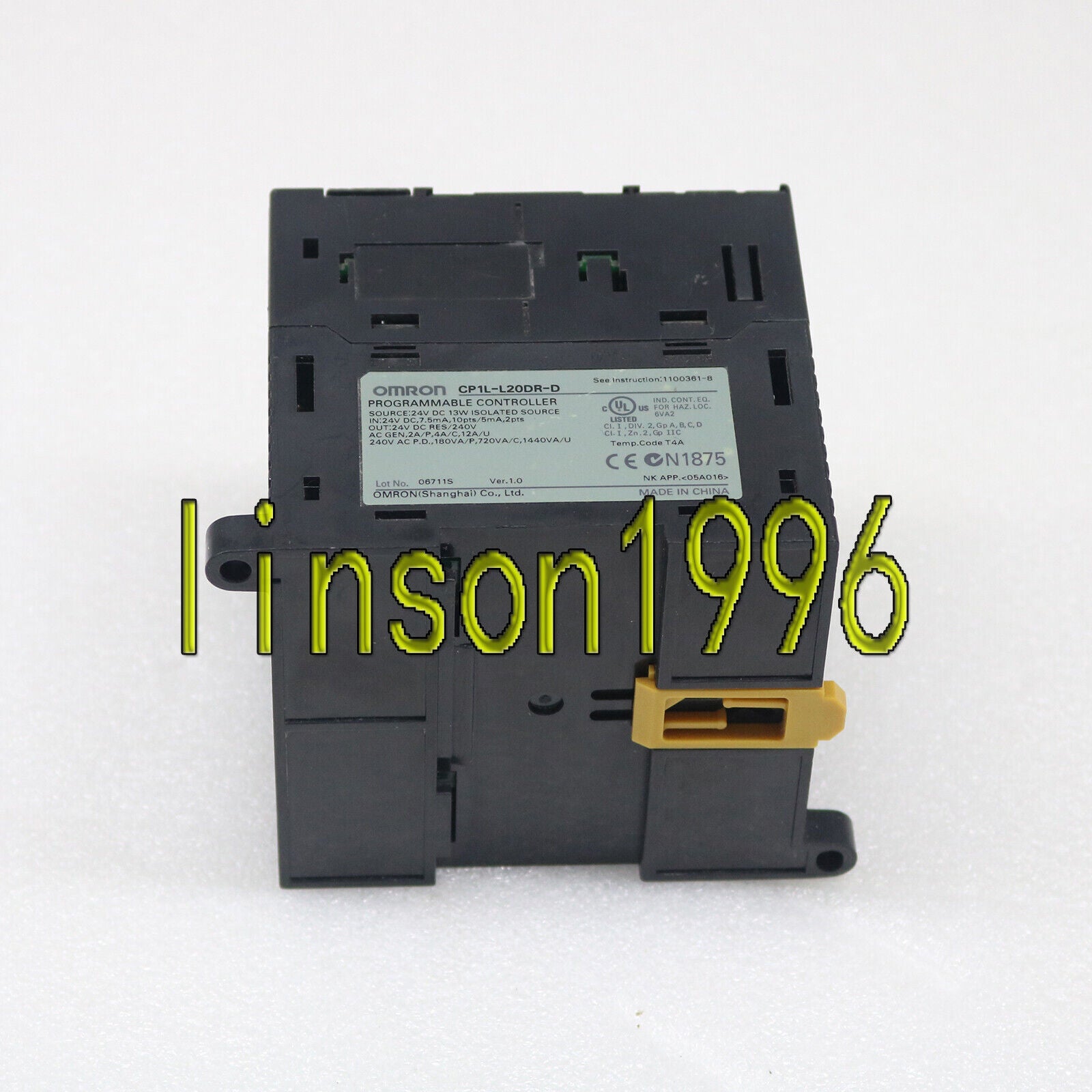 used 1pc  Omron CP1L-L20DR-D Omron Tested in good Fast Delivery
