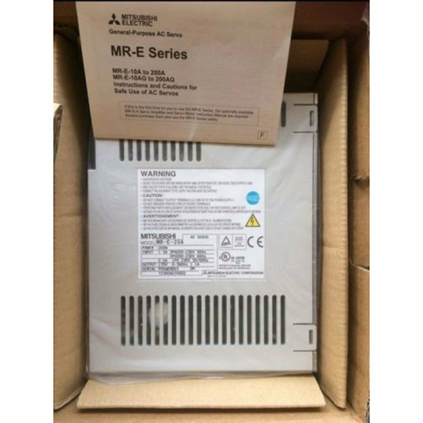 New Mitsubishi MR-E-20A Servo Driver with 1-Year Warranty - MITSUBISHI