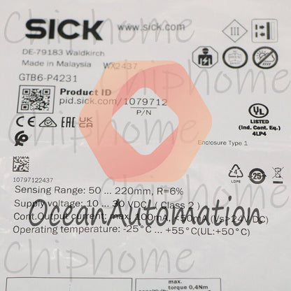 1PCS Sick GTB6-P4231 Photoelectric Switch