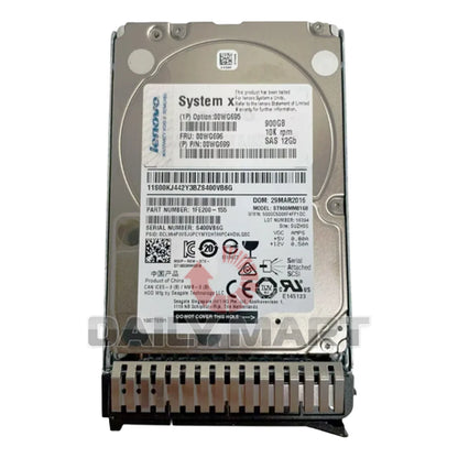 & Tested LENOVO 00WG696 Hard Disk Drive 900GB 12GB/s 10K 2.5" SAS