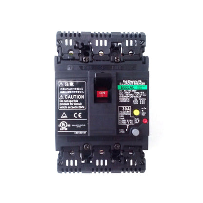 1Pc Leakage Circuit Breaker 3P Switch EG33AC 30A 30MA 230V - ELECTRICALGUARD