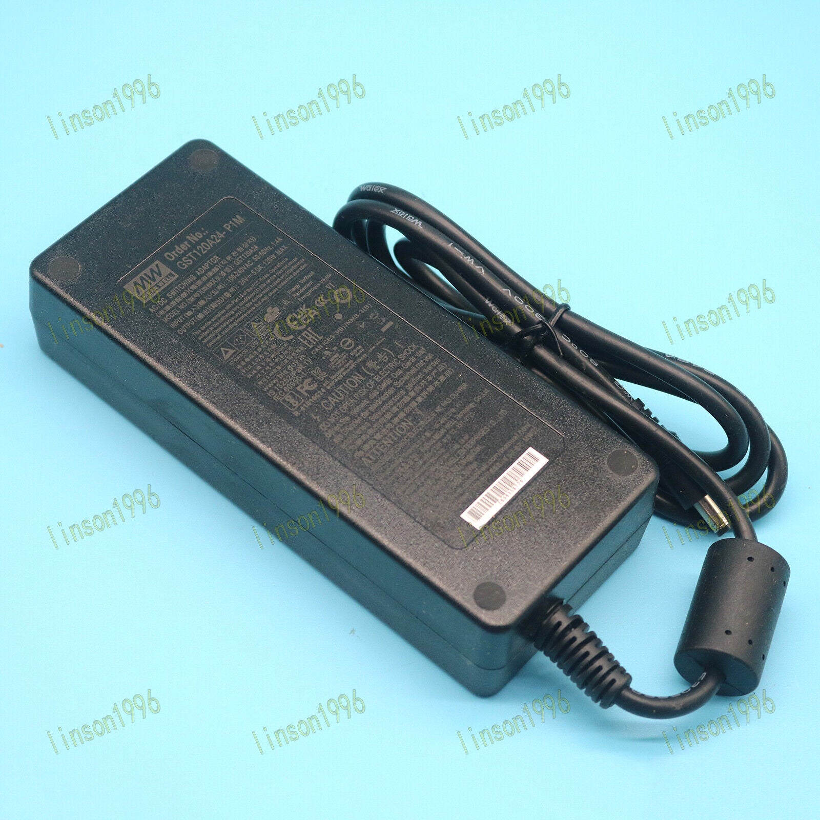 Mean Well Desktop Adapter Power Supply Charger 24V 5A - MEAN WELL