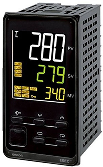 OMRON Temperature Controller E5EC-RX2ASM-800 100-240VAC PLC Module - OMRON