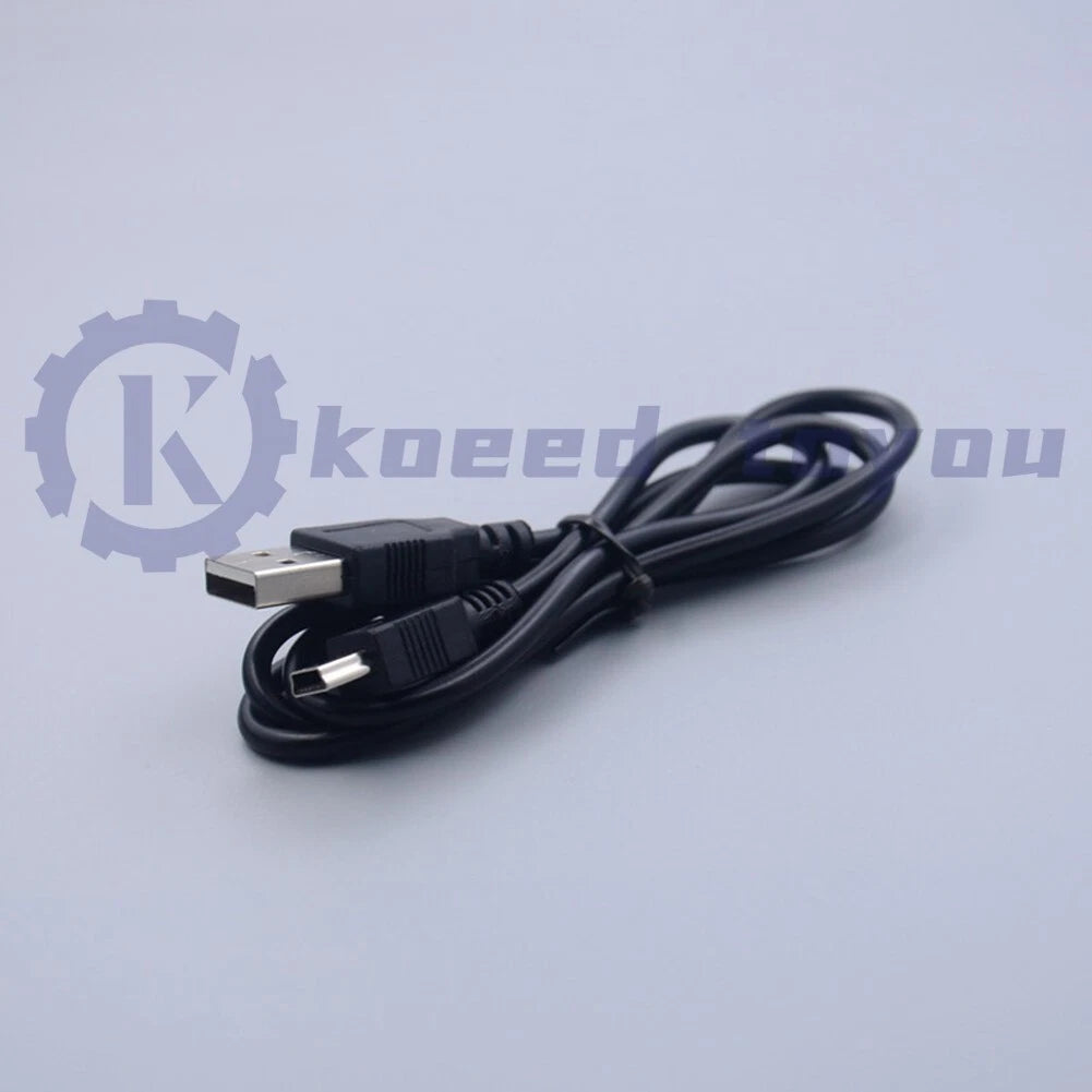 1PCS Black 5 Pin Mini USB Charger Cable Cord for MP3 MP4 PMP Media Player 80cm