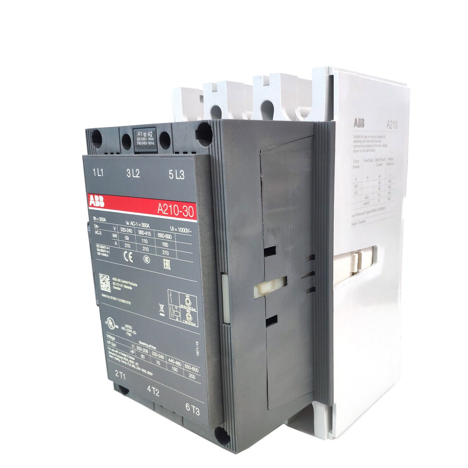 new 1PC ABB A210-30-11 A2103011 Contactor 110-120V Expeidted - ABB
