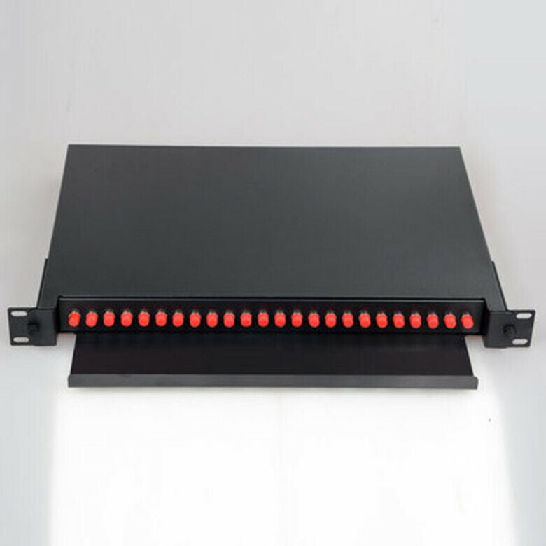 new 24-core FC terminal box fiber distribution frame cabinet drawer wiring full - PLC INDUSTRY