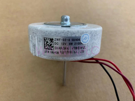 1x ZWF-02-4 DC12V 4W 2100RPM 50240401000Q for Refrigerator Fan Motor