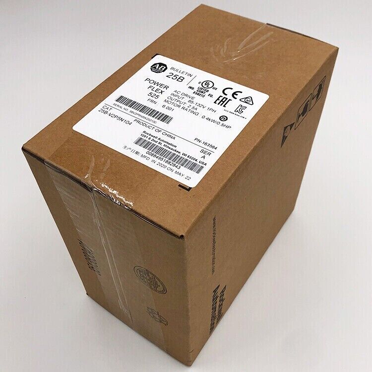 Sealed Surplus Allen Bradley 25B-V2P5N104 0.4kW 0.5Hp - SEALED SURPLUS