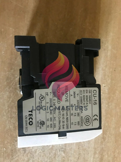 TECO CU-16 CU 16 110VAC Contactor