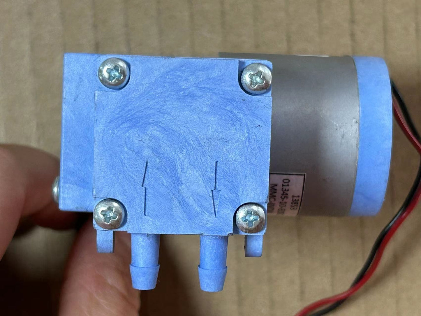 used Parker 12V D1001-23-01 Brushless Vacuum Pump Diaphragm Pump Dual Head Air Pump