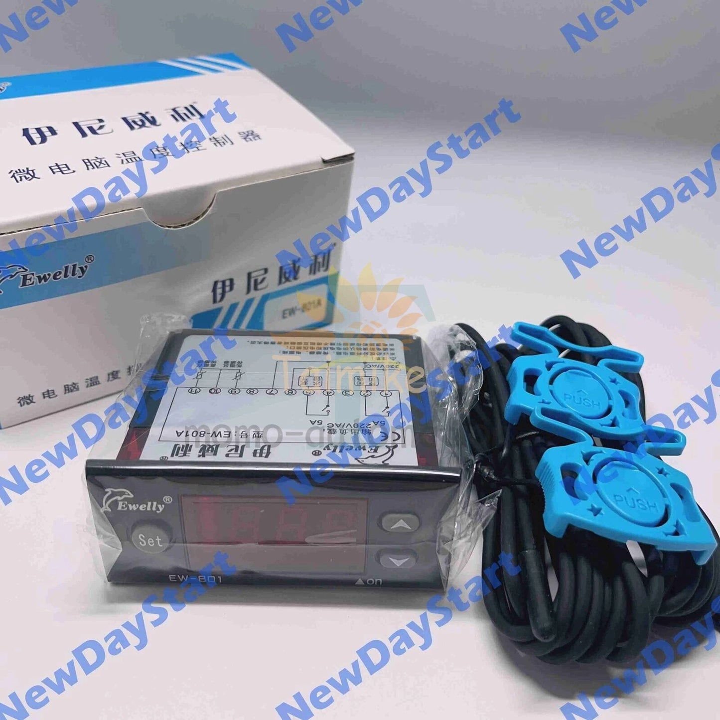 1PCS EW-801AH 220V Digital Solar water heater temperature controller