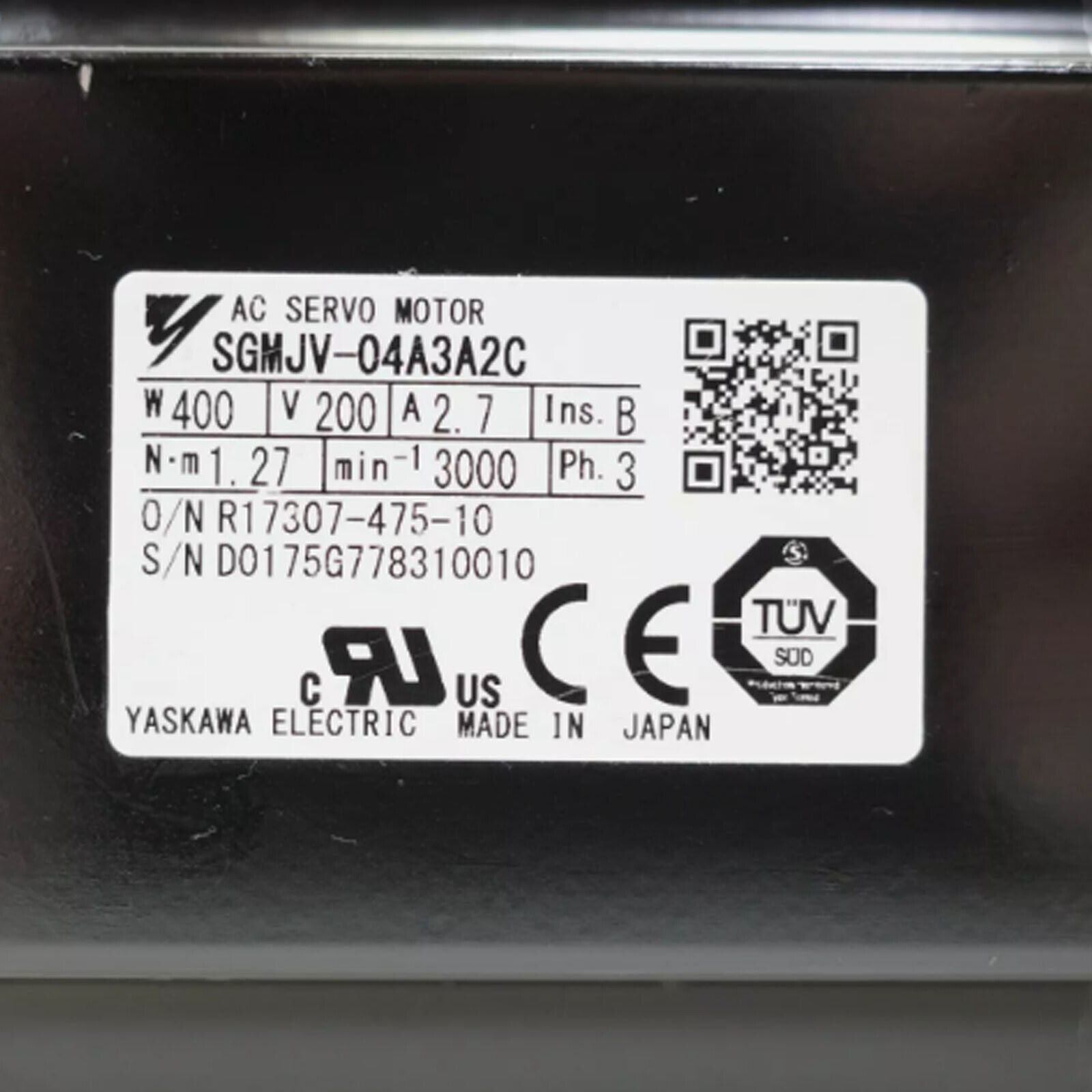 new 1PCS Yaskawa Servo Motor SGMJV-04A3A2C - YASKAWA