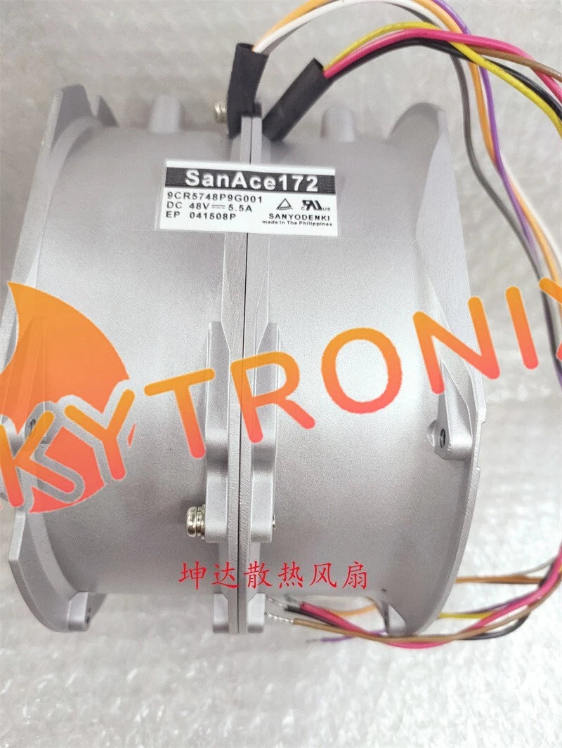 SANYO Fan 9CR5748P9G001 DC48V 172*150*102MM Aluminum frame booster fan