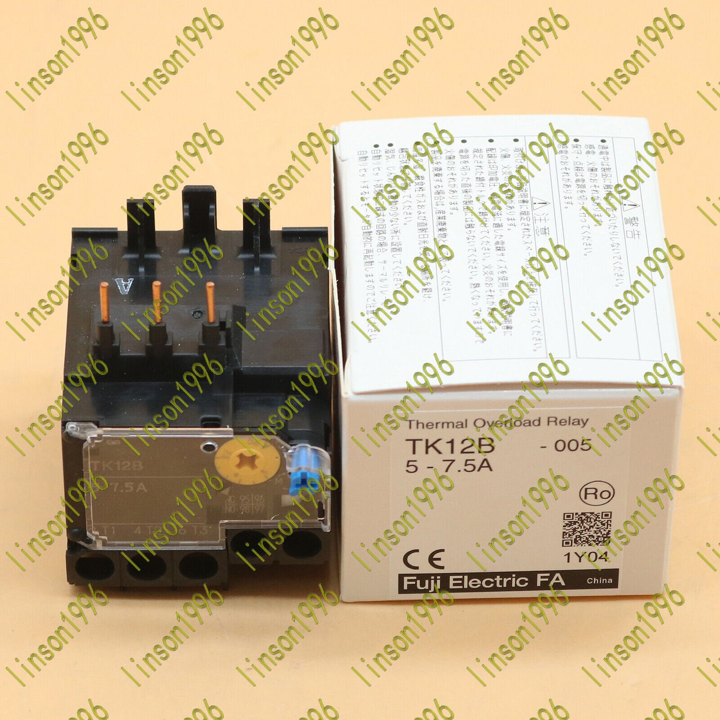 New FUJI TK12B 5-7.5A Thermal Overload Relay - FUJI