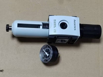 1pcs AVENTICS R412007209 Filter Pressure Regulating Valve with Pressure Gauge