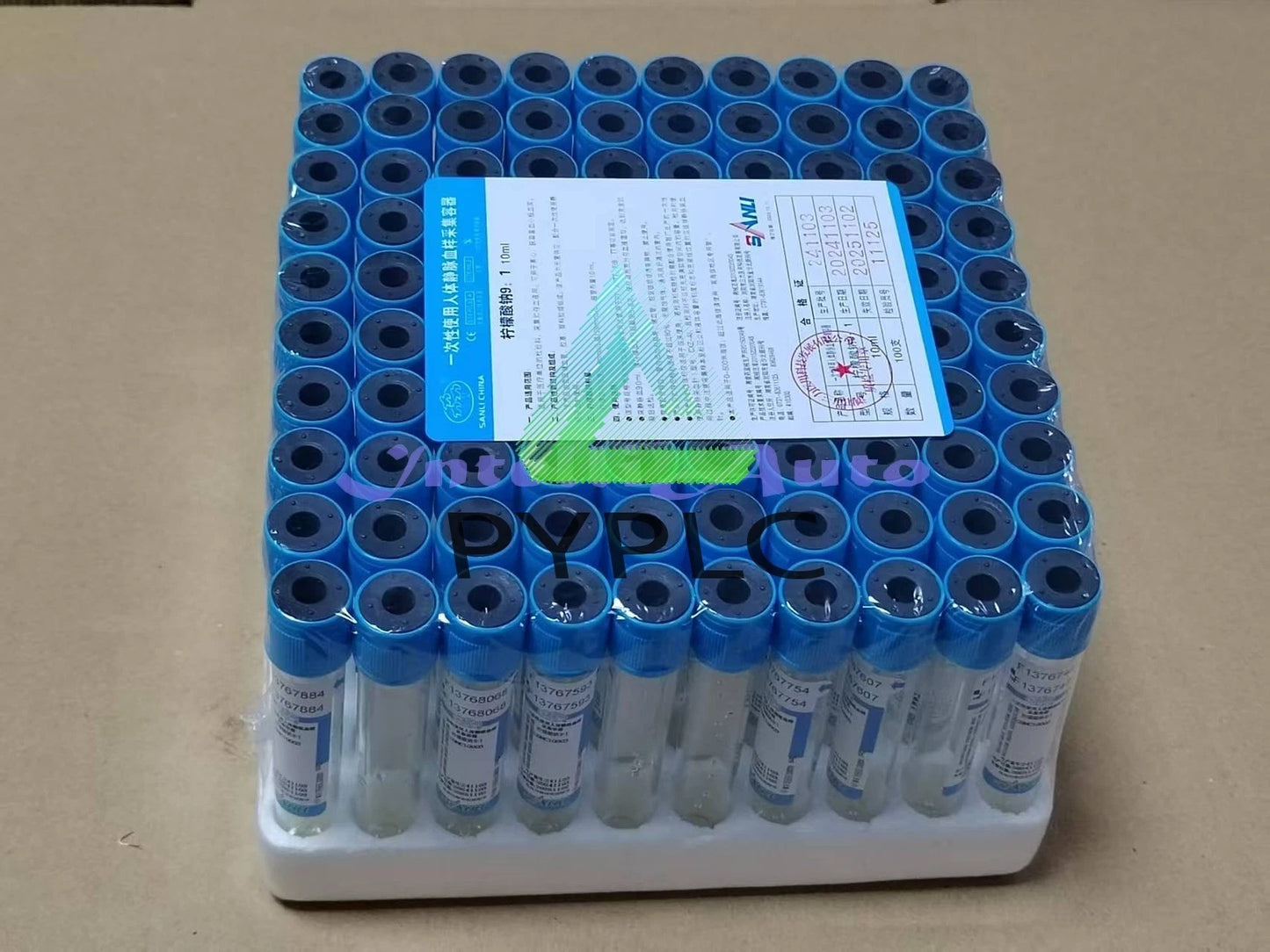 100pcs/pack 10ml sodium citrate 9:1PRP