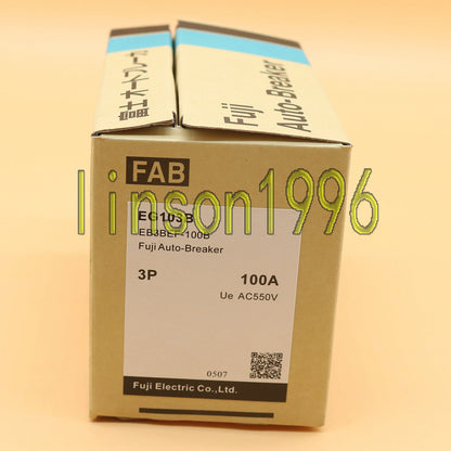 new One FUJI Circuit Breaker EG103B 3P 100A - FUJI