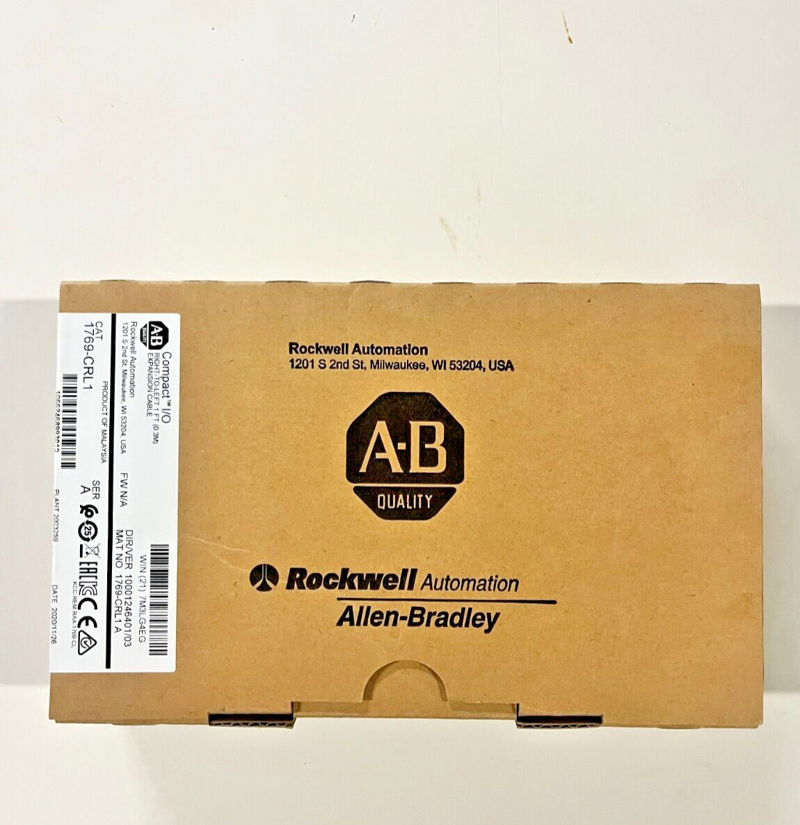 NEW 1769-CRL1 Ser A Allen Bradley Communication Bus Expansion Cable SHIP US - KOEED