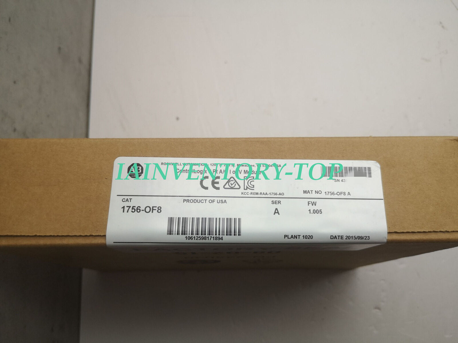 1PC Factory Sealed AB 1756-OF8 2-Year - FACTORY SEALED AB