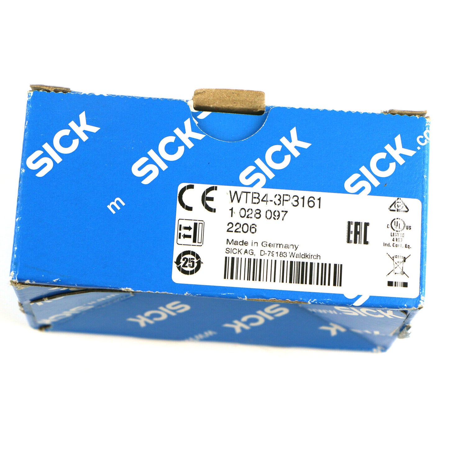SICK WTB4-3P3161 PLC PHOTOELECTRIC PROXIMITY SENSOR, PNP, M8 3-PIN - SICK
