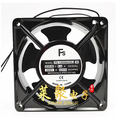 FS FS-12038H2SL H 12CM AC220-240V 0.14A 23/21W High Airflow Cooling Fan