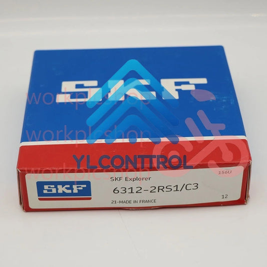 1PCS SKF 6312-2RS1/C3 single row deep groove ball bearing