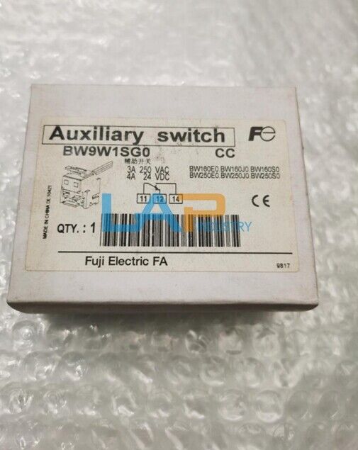 Fujitsu Circuit Breaker Auxiliary Switch BW9W1SG0 3A 250VAC 4A 24VDC - FUJITSU