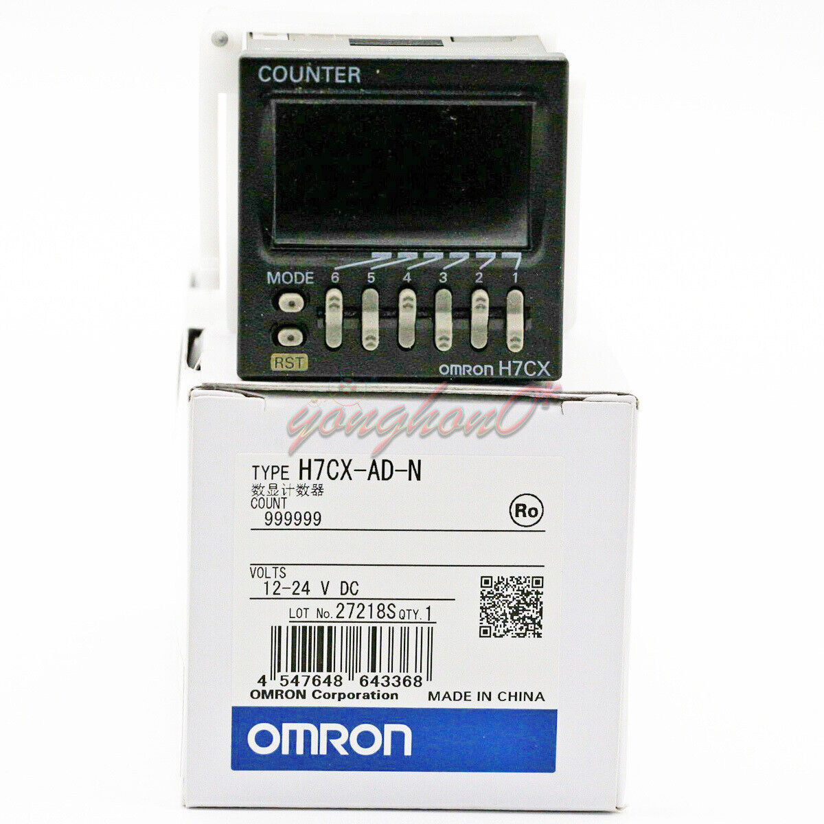 new 1PC OMRON H7CX-AD-N 12-24VDC Digital Counter - OMRON